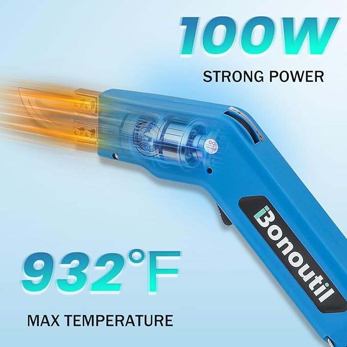 Hot Knife Fabric Rope Cutter 100W Styrofoam Cutter Foam Cutting 4 Blades Electric Heat Knife for Foam Cutting, Cloth, Canvas, Webbing, Rope, Cord