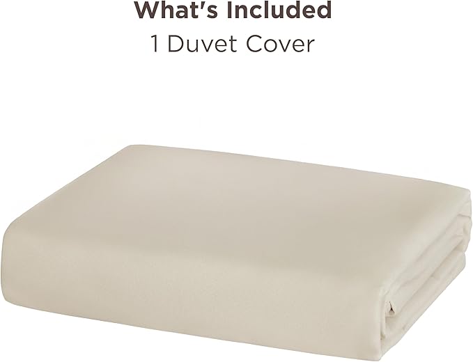 Bedsure Duvet Cover Queen Size - Only Includes 1 Duvet Cover (90"x90"), Hotel Luxury Soft Double Brushed All Season Bedding for Kids & Adults, Zipper Closure, NO Comforter, Linen