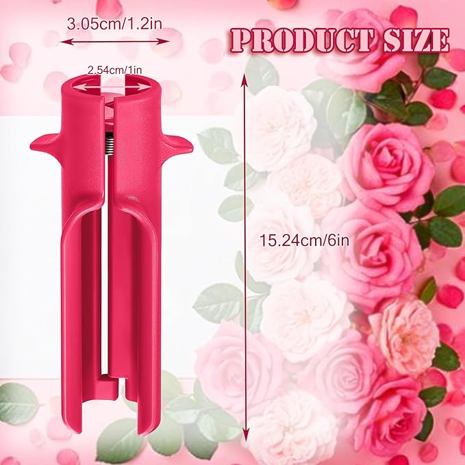 LeLehome Rose Thorn Stripper Tool - Upgraded Flower Cleaner & Leaf Remover for Gardening, Floral Arrangements - Perfect for Home, Florist, Flower Shop and DIY, Rose