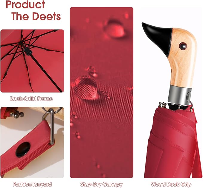 Duck Umbrella – Cute Duck with Adorable Duck Handle, The Perfect Duck Umbrella for Duck Lovers