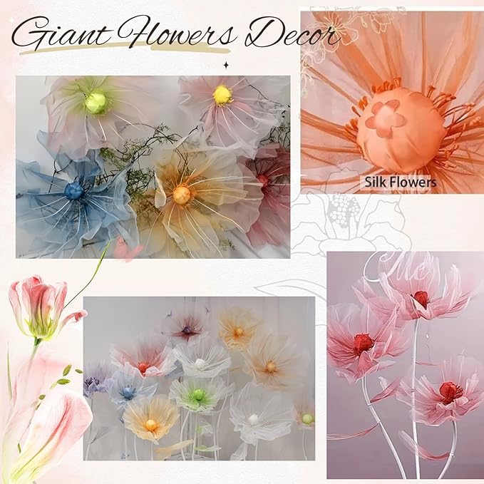 Wedding Decorations for Reception, 5.58 ft Huge Artificial Silk Flower Decoration, Wedding Arrangements, Birthday Party Banquet Background Decor, Shop Window Display (S Red)