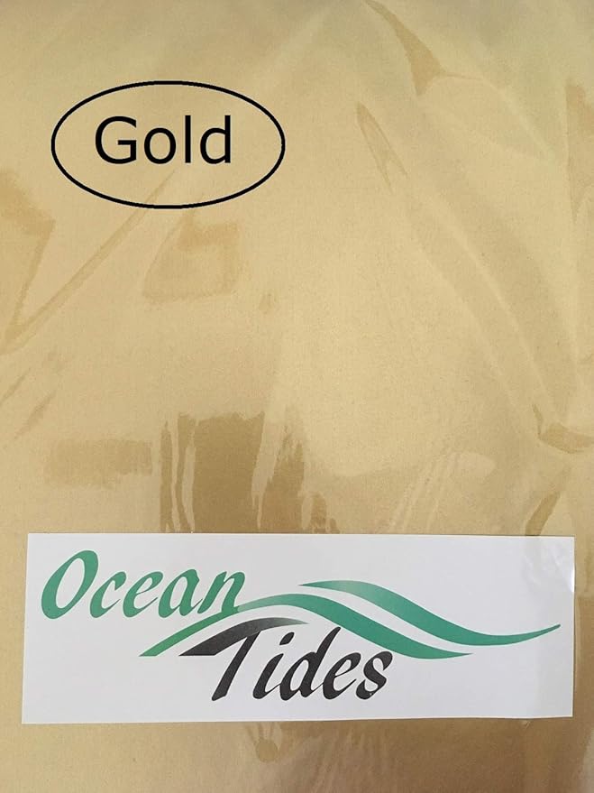 Ocean Tides 500 Sheets (14 x 20 Inches) Christmas Wrapping Paper – Gift Wrapping Tissue Paper Bulk for Crafts, Birthdays, & Holidays – Colored Tissue Papers for Gift Bags & Decorations, Gold