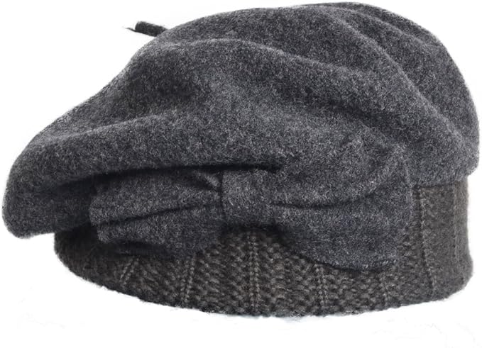 VECRY Women's 100% Wool Bucket Hat Felt Cloche Beret Dress Winter Beanie Hats