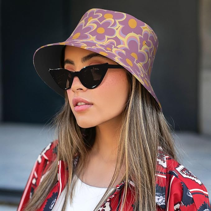 Unisex Bucket Hat Sun Protection Fisherman Hat,Outdoor Sun Hat,Casual Activities Hiking Cap for Women Men Teens