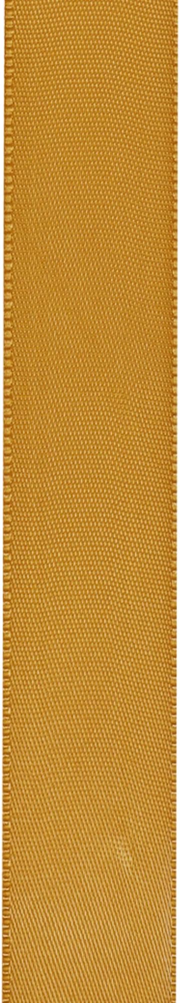 LIUYAXI Old Gold Satin Ribbon, Double Faced 1/2" X Continuous 25 Yards Ribbons Perfect for Gift Wrapping Bows Bouquet Wedding Craft and More
