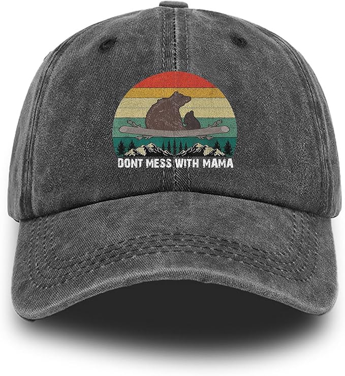 Negi Retro Baseball Cap Denim Hat for Women Female Washed Distressed Adjustable Dad Hats Unconstructed Cotton