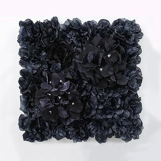 Flower Wall Backdrop, 12PCS 10.6"-15.7" Artificial Flower Wall Panel with Various Styles, 3D Floral Wall Decor for Wedding Photo Background Festive Party Home Decoration (L018, 15 * 15in)