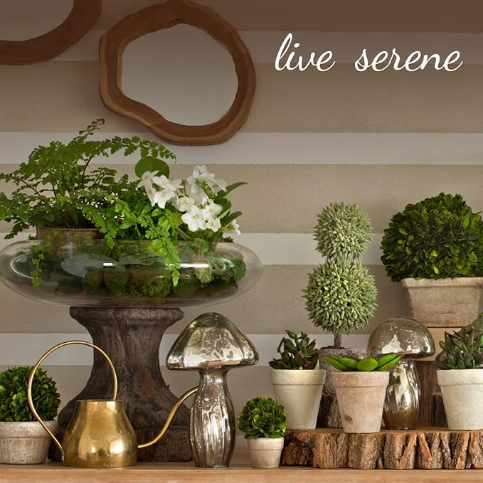 Serene Spaces Living Set of 36 Green Ball Bud Vases, Transparent Glass Vases for Weddings, Events, Parties, Floral Centerpieces for Home Decor, Measures 4" Tall