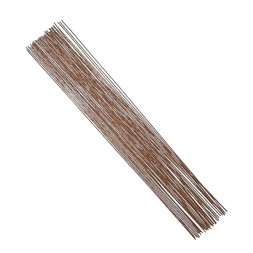 DECORA 18 Gauge Brown Floral Wire for Artificial Flower Making 16 inch,50/Package