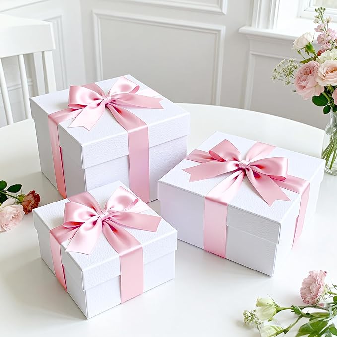 KINGLAKE Pink Satin Ribbon - 1 1/2'' x 100 Yards Polyester Pink Ribbon for Gift Wrapping Valentines Day Wedding Party Decoration DIY Crafts Floral Bouquets and Wreath Bows