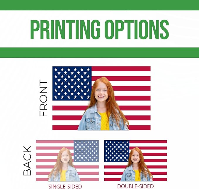 Custom Flag (1x1.5FT to 5x8FT) by BCB Print for Business | Personalized Outdoor Flags with Grommets for Advertising, Events | HD Printed Custom Sign Flag | Express Dispatch+Ship | Made in USA