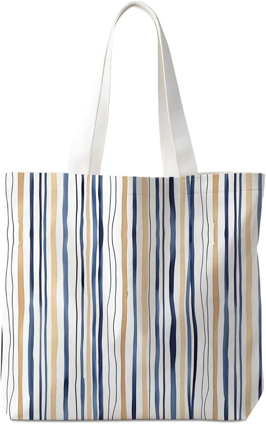 Flowers Tote Bag Gifts for Women, Canvas Aesthetic Reusable Grocery Bags Shopping Bags