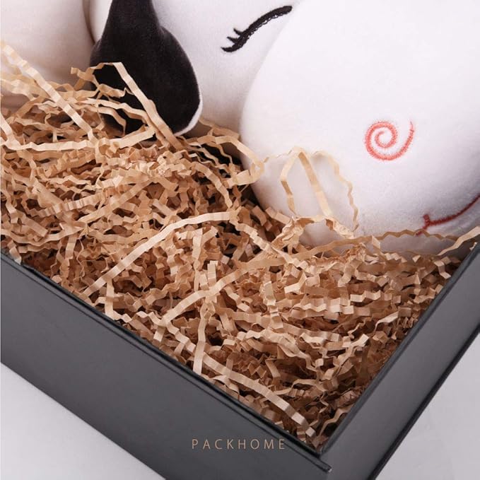 PACKHOME Gift Box 9x6.5x3.8 Inches, Rectangle Collapsible Box with Magnetic Lid for Gift Packaging (Matte Black, Grain Texture)