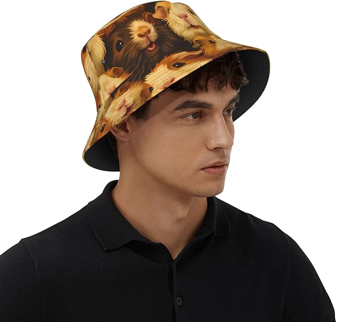 Cute Potted Cactus Bucket Hat Novelty Sun Hats Trendy Fisherman Cap for Men and Women