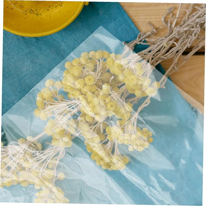 SHERCHPRY 100pcs Transparent Cellophane Wrapping Paper for Floral Bouquets Clear Wrap Easy to Trim DIY Flower Arrangement Film for Presentation and Craft Use