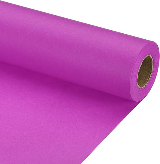 PATIKIL Wrapping Paper, 15" x 500"(42') 70 GSM Craft Paper Roll Kraft Packing Paper for Poster Bulletin Board, Gift Wrapping, Purple