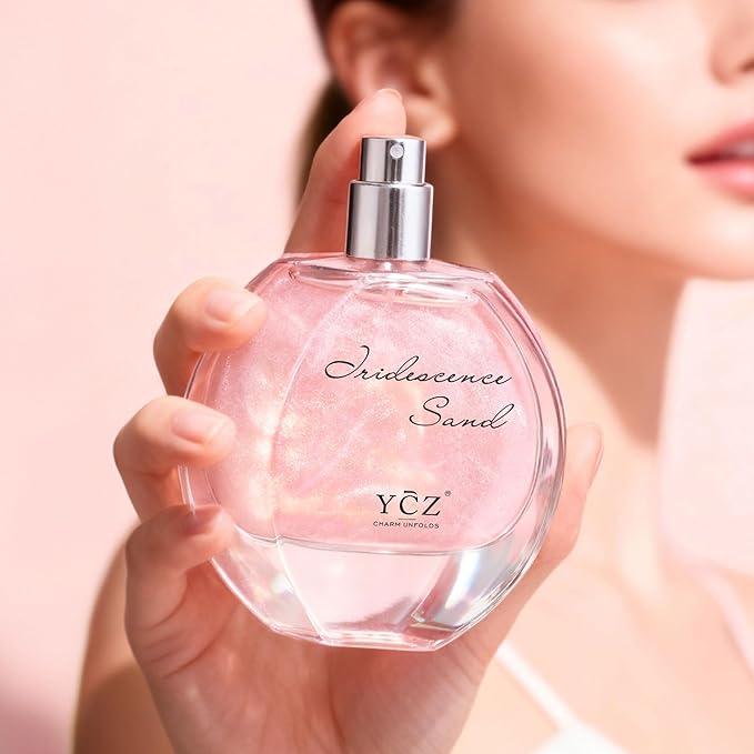 Ycz Golden Sands Women's Perfume Gift Set - 3-Piece Floral Oriental Fragrance with Grapefruit Rose Notes,50ml & 15ml Perfumes,Camellia Diffuser Stone,Elegant Gift Box,Long-Lasting Sillage Unique Gift