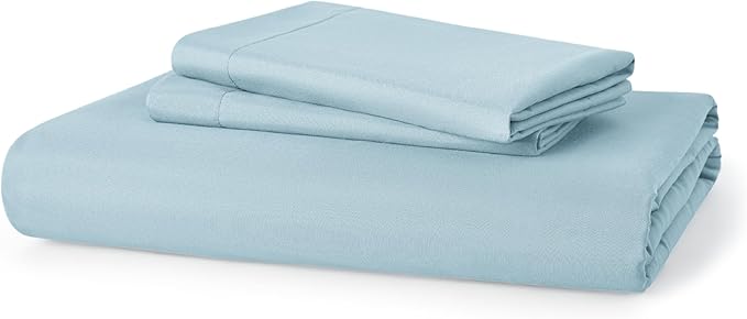 Bedsure Duvet Cover Full Size - Soft Double Brushed Bedding Set for Kids & Adults, Zipper Closure, 3 Pieces, Includes 1 Duvet Cover (80"x90") & 2 Pillow Shams, NO Comforter, Winter Sky