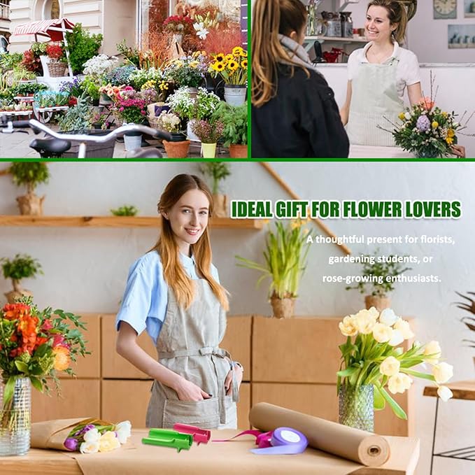 LeLehome Rose Thorn Stripper Tool - Upgraded Flower Cleaner & Leaf Remover for Gardening, Floral Arrangements - Perfect for Home, Florist, Flower Shop and DIY, Rose