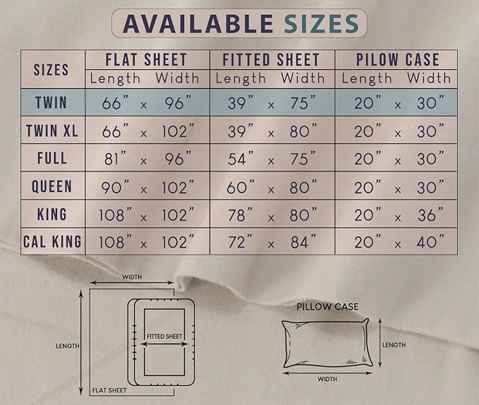 RUVANTI Flannel Sheets Twin Size - 100% Cotton Double Brushed Twin Sheets Set, Deep Pockets 16 Inches, All Seasons Breathable & Extra Soft Bed Sheets, Warm & Cozy, 3 Piece, Peach & Black Plaid