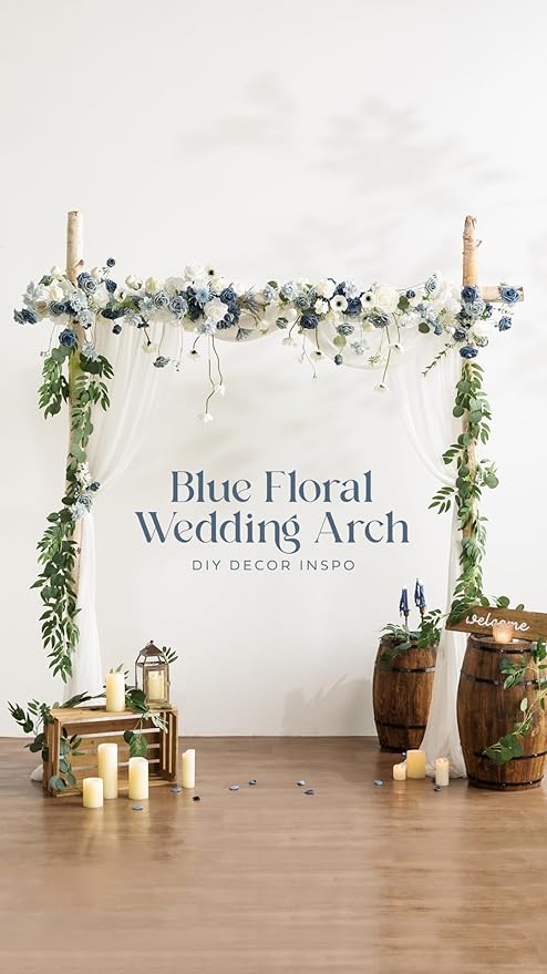 Ling's moment Artificial Flowers 25Pcs Provence Roses Decor w/Stems,3" Real Touch DIY Foam Floral for Wedding Bouquet/Centerpieces, Outdoors Party Backdrop, Room/Table, and Garden/Pot Decorations