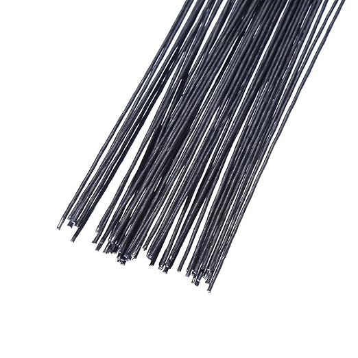 Decora 18 Gauge Black Floral Wire 16 inch,50/Package