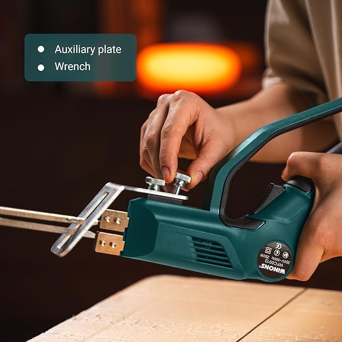 WINONS Hot Knife Foam Cutter Tool, WFC0013 Styrofoam Cutter with Numbered Temperature Controller - 630°C Max Temp., Hot Wire Foam Cutting Tool for All Kinds of Projects (Kit of 8)