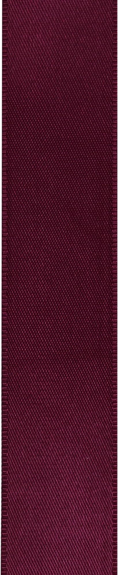 LIUYAXI Burgundy Double Faced Satin Ribbon, 3/8" X Continuous 100 Yards, Ribbons Perfect for Gift Wrapping Bows Bouquet Wedding Decor DIY Craft and More