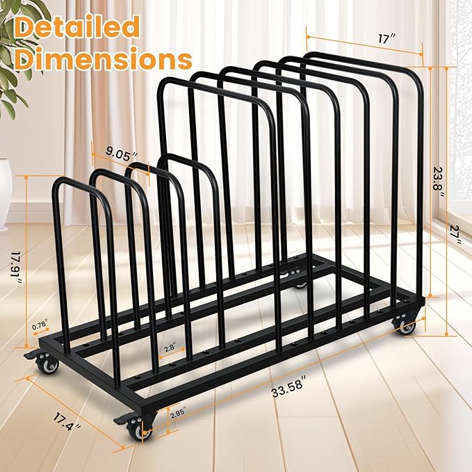 Art Canvas Storage Rack,Art Storage Organizer with Wheels,Metal Art Drying Painting Rack for Canvas Boards, Panel, Crafts Drying,Ideal for Art Studios Workshops Home Use