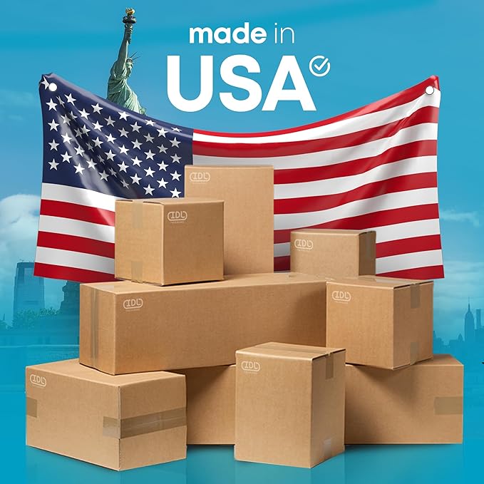 Tall Moving & Shipping Boxes 8x8x48 inches (10-Pack) - Extra Strength 200 lb vs Regular - Corrugated Moving Boxes for USPS/UPS/FEDEX - Packing Box - Moving Cardboard Box by IDL Packaging