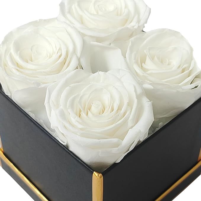 Changshunqi Forever Flowers, Preserved Real Roses in a Box Last 2-3 Years, Preserved Flowers Birthday Gifts For Womem Mom Roses Gifts for Her Girlfriends Friend Eternal Flowers Gift