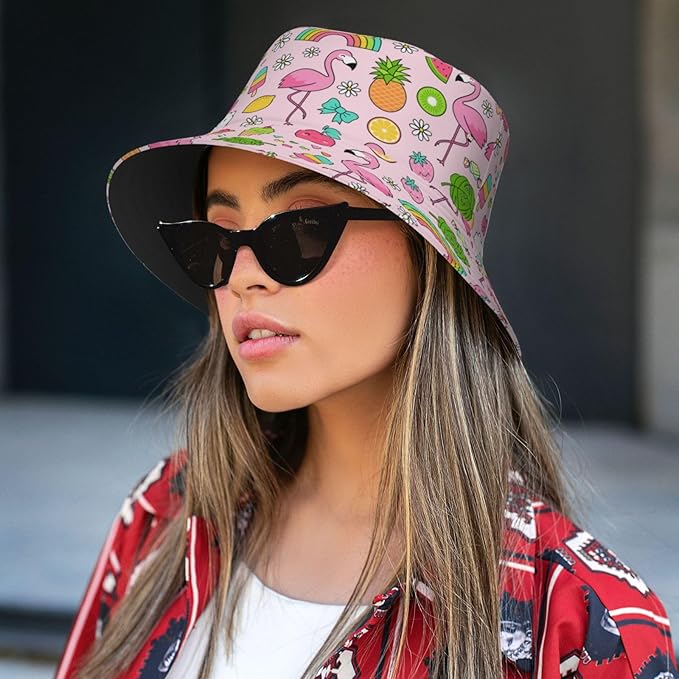 Funny Bucket Hat for Men Women Fashion Unisex Fishing Hat Fisherman Sun Caps Headwear for Outdoor Summer Travel Hiking Beach