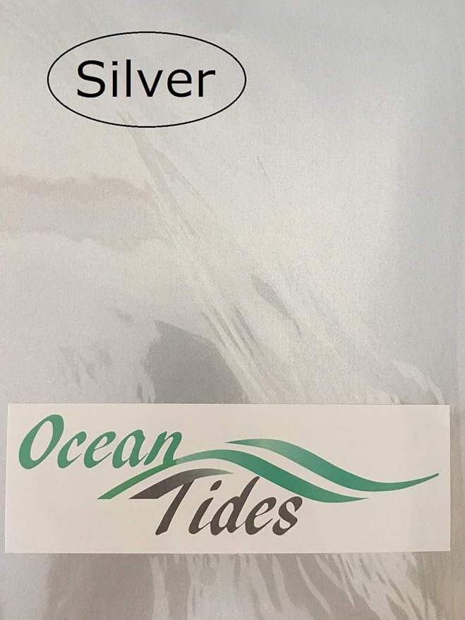 Ocean Tides 300 Sheets (14 x 20 Inches) Christmas Wrapping Paper – Gift Wrapping Tissue Paper Bulk for Crafts, Birthdays, & Holidays – Colored Tissue Papers for Gift Bags & Decorations, Silver