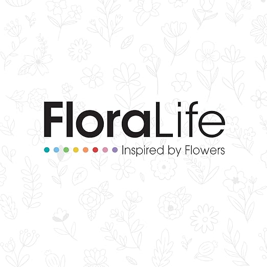FloraLife Fresh-Cut Flowers Care Kit - Nutrition, Hydration, & Cleaning Solution with Cutting Shears