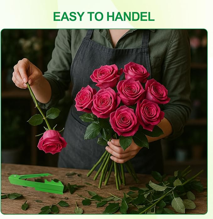 Rose Thorn Stripper Tool Thorn Remover for Roses Durable Iron Floral Stem for Removing Thorns and Leave Flower Stem Cutter
