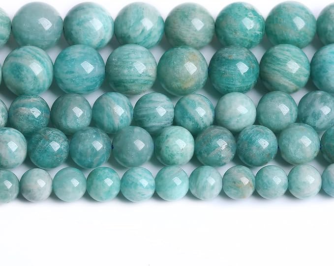 4MM 86PCS Natural Stone Amazonite Gemstone 2A Grade Crystal Loose Beads for Jewelry Making DIY Bracelet Necklace 1 Strand