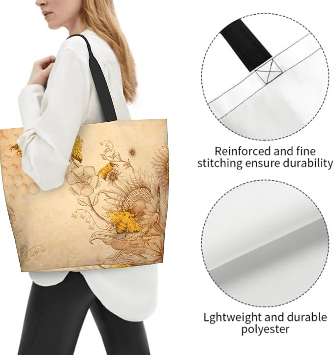 Shoulder Bag Large Reusable Eco-friendly Shopping Bags Portable Storage Handbag