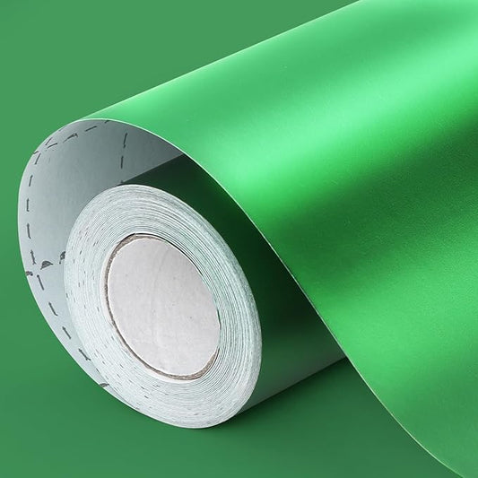 Donyang Light Green Christmas Wrapping Paper, 17inch x 33ft Matte Metallic Solid Color Green Paper Roll, Gift Wrapping Paper for Baby Shower, Wedding, Birthday, Christmas, Easter, Lucky St Patrick