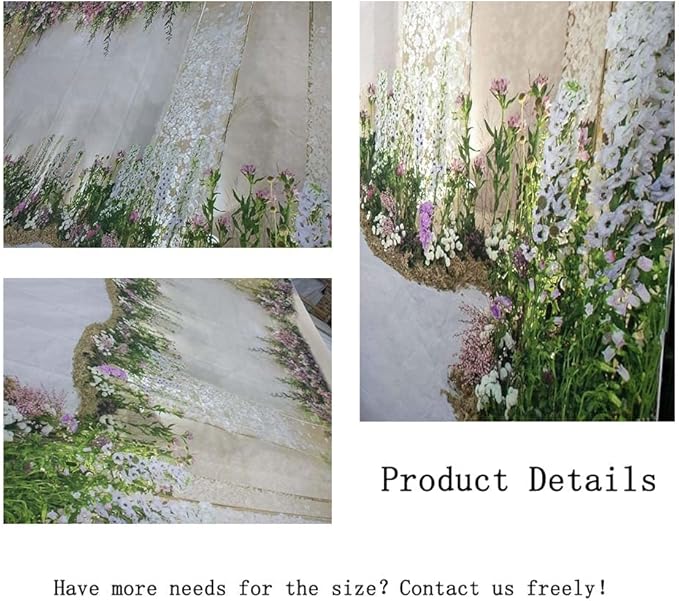 AOFOTO 7x7ft Wedding Backdrop Romance Archway Bridal Shower Flowers Wall Curtain Cradle Ceremony Banner Background for Photography Vinyl Anniversary Birthday Party Decoration Photoshoot Studio Props