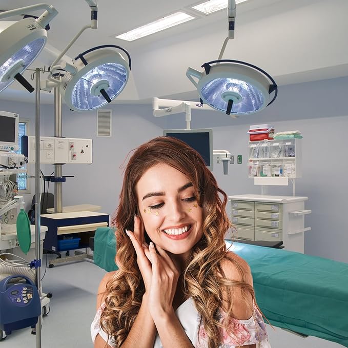 Hospital Backdrop Modern Operating Room Backdrop Doctor Surgery Anesthesia Bed Sickbed Medical Equipment Photo Background for Doctor Nurse Operating Room Background Portrait Studio Props 5x4ft