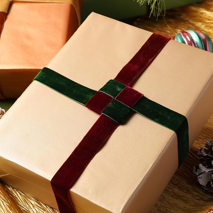 LaRibbons Gold Wrapping Paper, Mini Roll-17 Inch x 33 Feet, Christmas Gift Wrap Paper Rolls, Perfect for Holiday, Wedding, Valentine's Day, Birthday Presents
