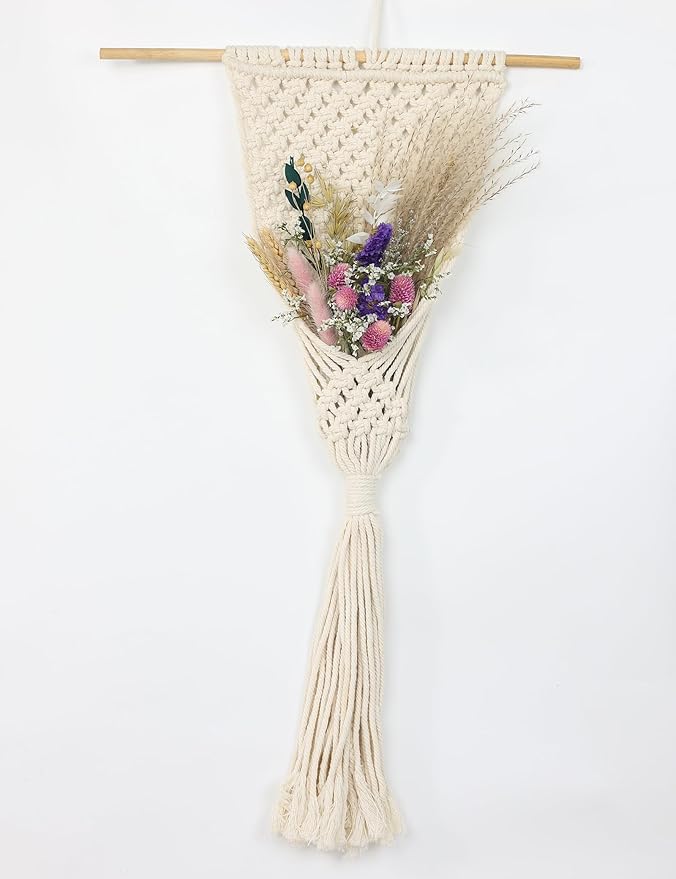DIY Dried Flower Set, Bulk Dried Flowers,Handmade Ideas, DIY Flower Set Bouquet, Door Hanging Wreath, Desktop Decoration Mini Dried Flower (Pink)