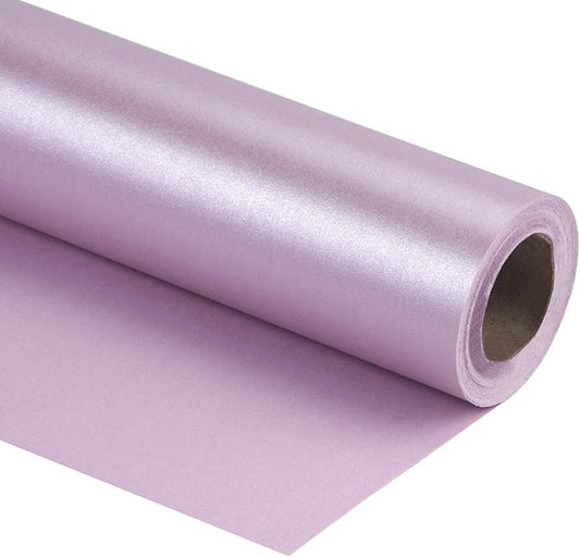 RUSPEPA Purple Matte Wrapping Paper - 81.5 Sq Ft - Solid Color Pearly - Lustre Paper Perfect for Wedding,Birthday,Christmas,Baby Shower - 30 inches x 32.8 feet