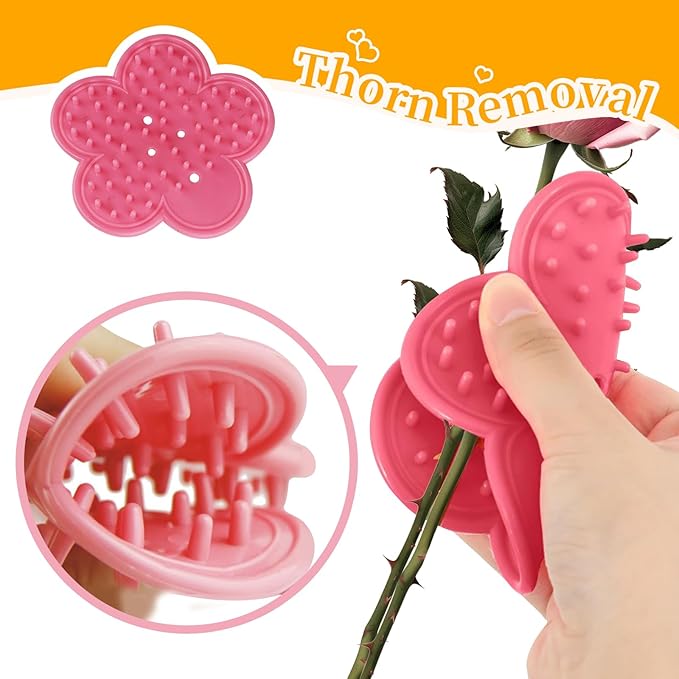 3 Pcs Rose Thorn Stripper Tool, Professional Thorn & Leaf Remover, Flower Stem Cleaner, Efficient Cutter for Floral Arrangements & Gardening, New Upgraded Design for Home and Florist Use