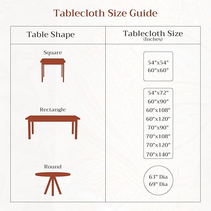 Maison d' Hermine Table Cloth Rectangle Table 100% Cotton 54 x 72 Inches Fall Tablecloth Reusable Everyday Use for Thanksgiving Christmas Decorations Dining Farmhouse Party (Imperfection)