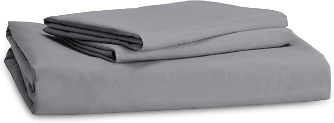 Bedsure Duvet Cover King Size - Soft Double Brushed Bedding Set for Kids & Adults, Zipper Closure, 3 Pieces, Includes 1 Duvet Cover (104"x90") & 2 Pillow Shams, NO Comforter, Grey