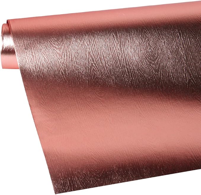 WRAPAHOLIC 30 Inch Rose Gold Wrapping Paper Roll - Jumbo Roll Basics Glossy Rose Gold for Birthday, Holiday, Wedding, Baby Shower Wrap - 30 inch x 16.5 feet