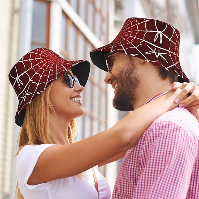 Mushrooms Skulls Cool Bucket Hat Beach Sun Hat Beach Fishing Hat for Men Women