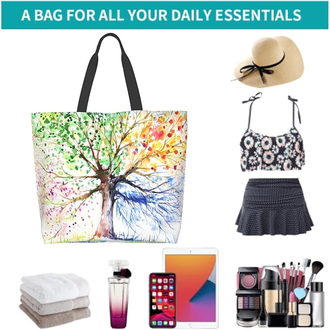 Shoulder Bag Large Reusable Eco-friendly Shopping Bags Portable Storage Handbag