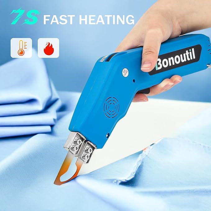 Hot Knife Fabric Rope Cutter 100W Styrofoam Cutter Foam Cutting 4 Blades Electric Heat Knife for Foam Cutting, Cloth, Canvas, Webbing, Rope, Cord
